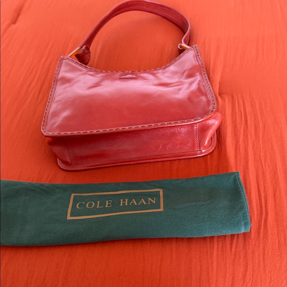 Cole Haan Neo Vintage early 2,000’s Leather Shoulder Bag - Picture 6 of 8